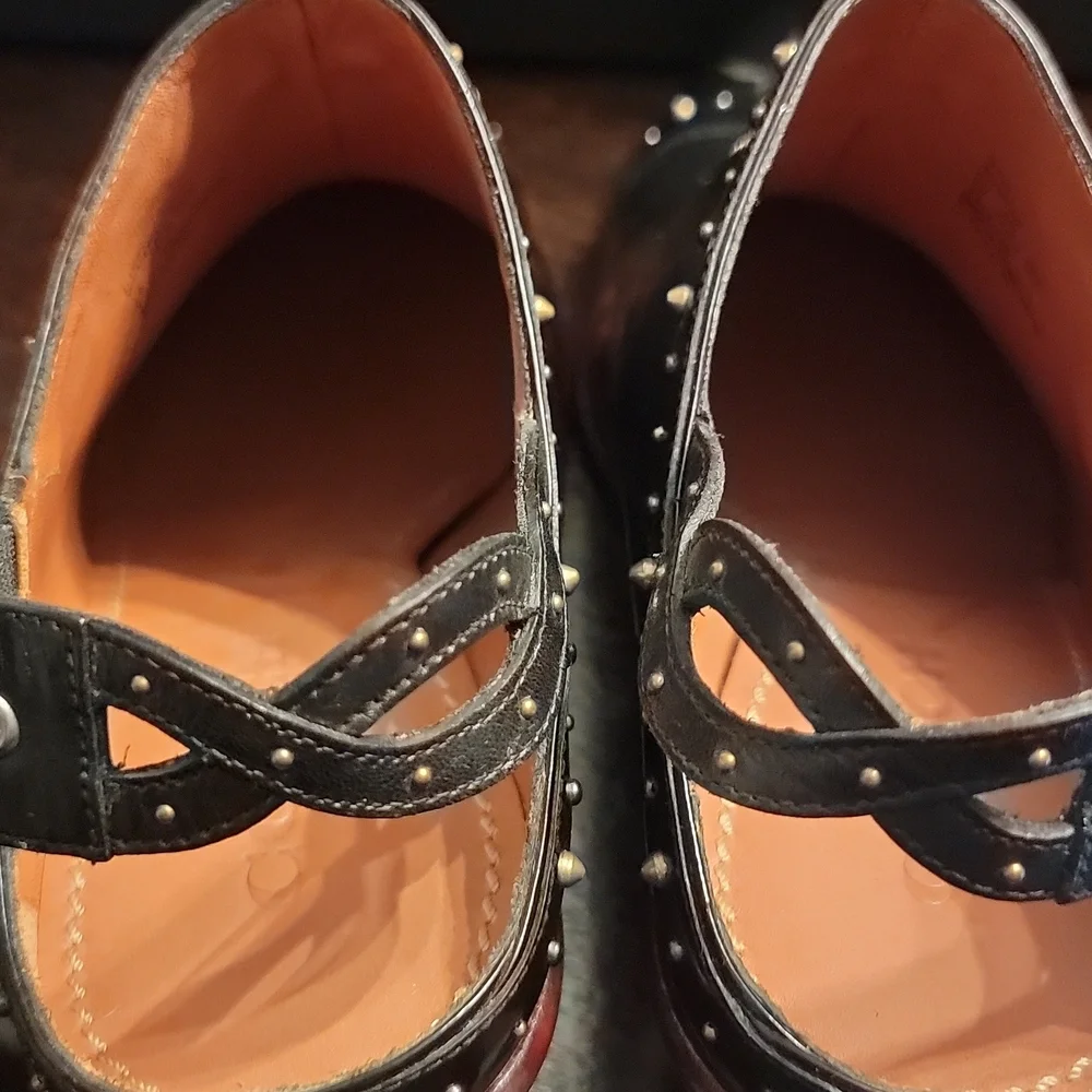 NWOT Coach Western Mule w/ Prairie Rivets and block heel (G1981) NWOT/Box - Picture 5 of 10